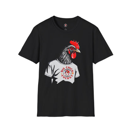 Big Chick Energy Giant Rooster Unisex Tee
