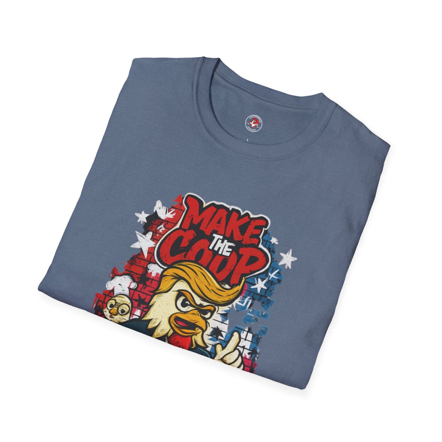 Cock-a-doodle-Don T-Shirt – Make the Coop Great Again | Funny Political Chicken Shirt by ChickenPop Apparel