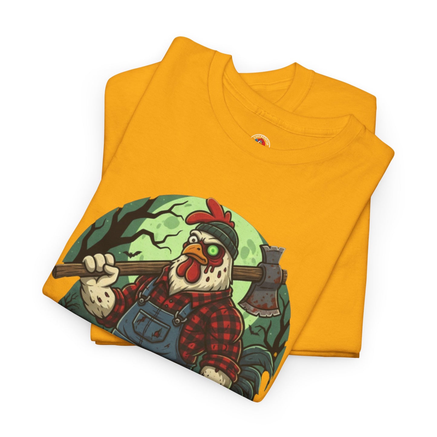 Zombie Chicken King Halloween Shirt – Funny Spooky T-Shirt