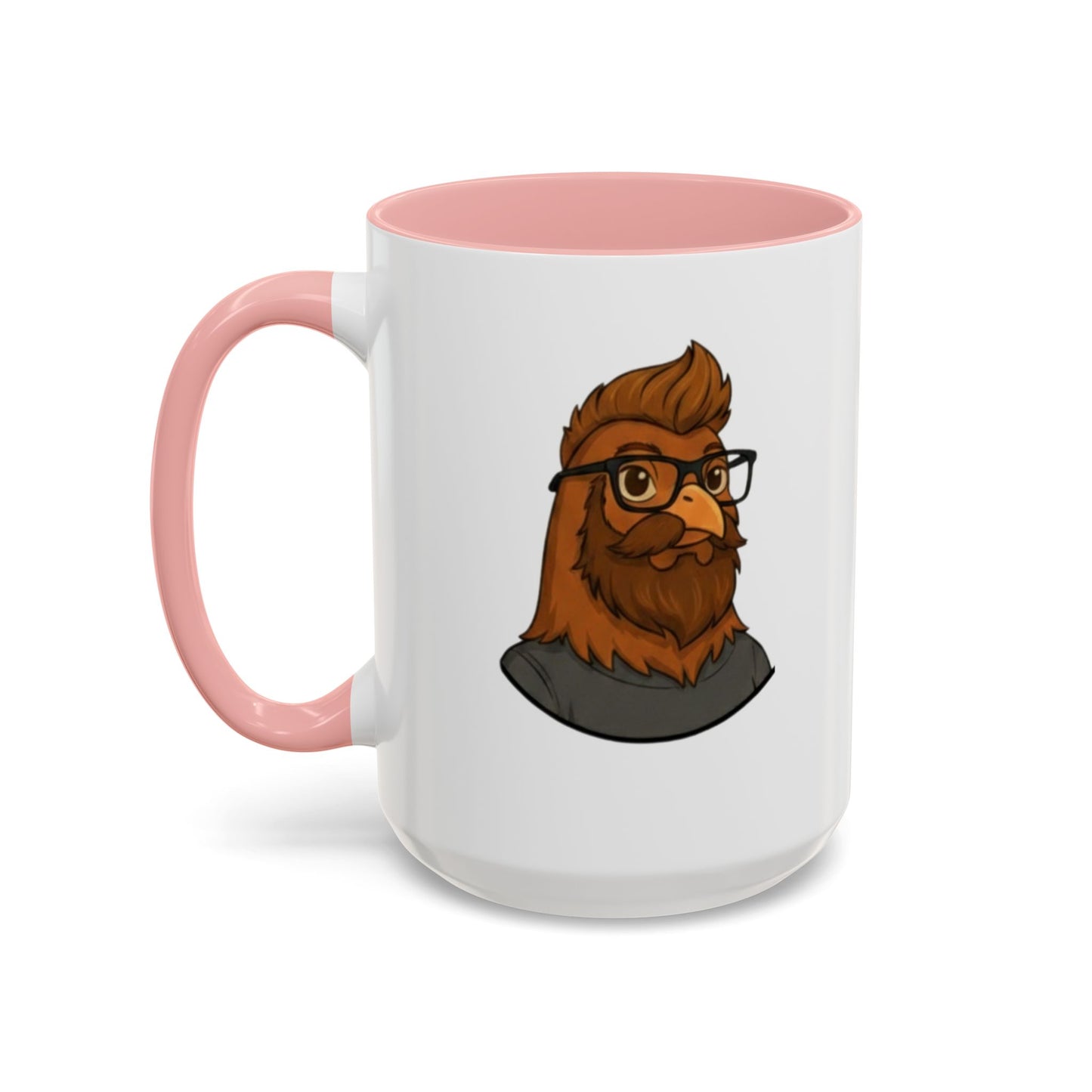 Get Clucked™ Custom Photo Chicken Mug – Personalized Cartoon Portrait Coffee Cup – Funny Gift for Couples, Friends & Pet Lovers