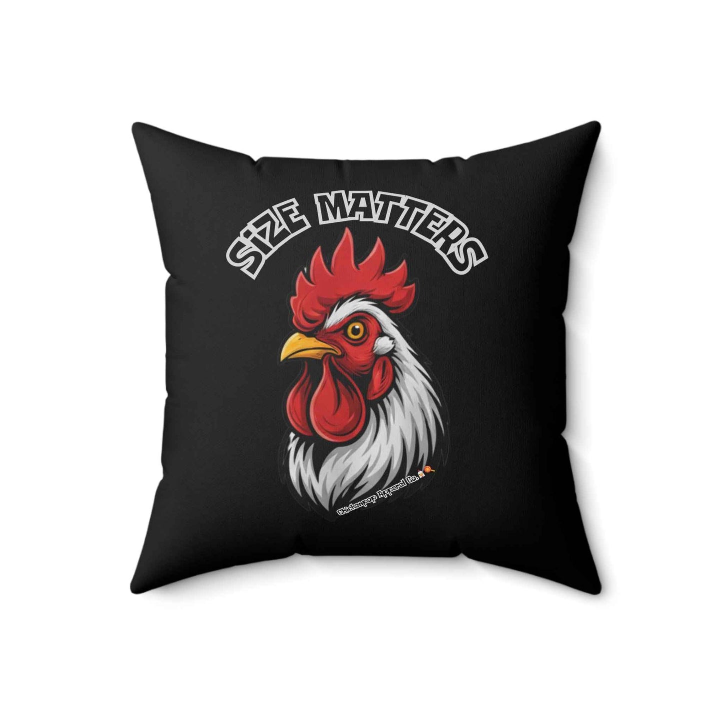 🤏Size Matters Big Chick Energy Polyester Throw Pillow
