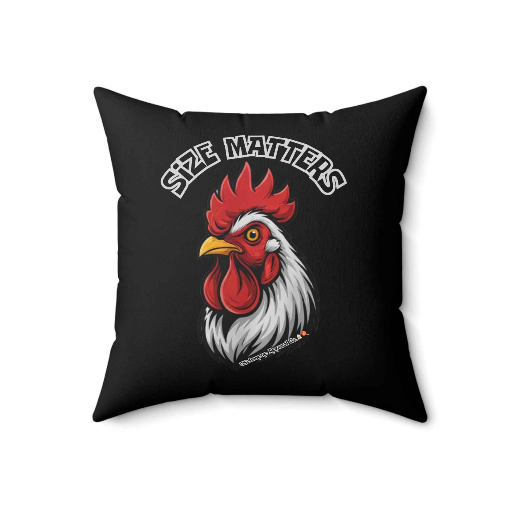 🤏Size Matters Big Chick Energy Polyester Throw Pillow