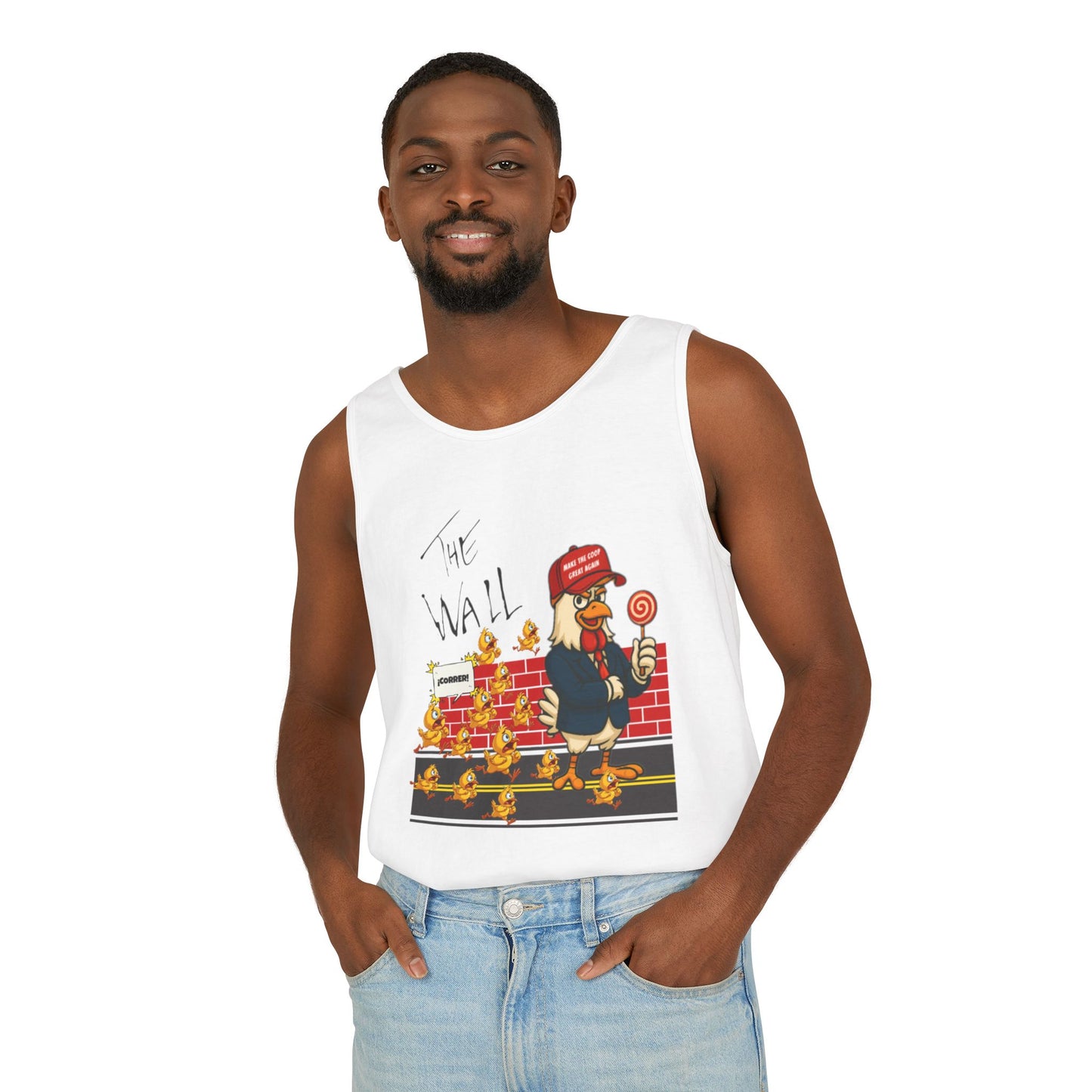 Another Chick Thru The Wall| Political Satire Sleeveless Tee