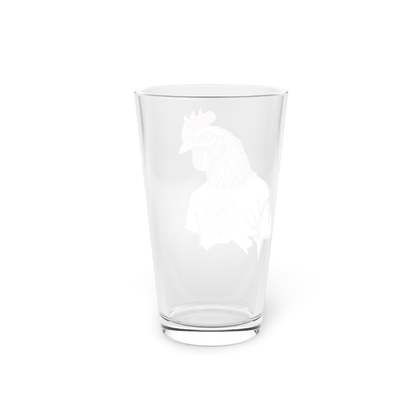 Big Chick Energy  16 oz. Pint Beer Glass