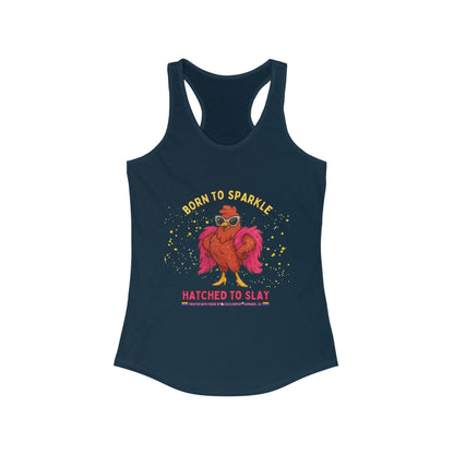 Born to Sparkle Racerback Tank – Slay All Day, No Apologies