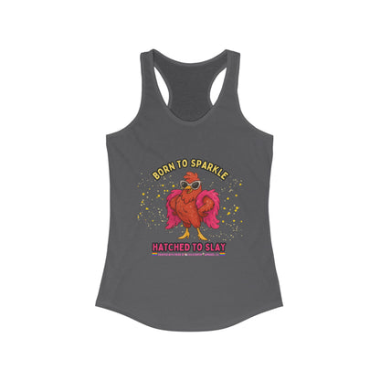 Born to Sparkle Racerback Tank – Slay All Day, No Apologies