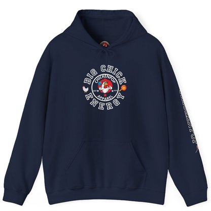 Big Chick Energy Logo Unisex Hoodie - ChickenPop Arm Logo Edition