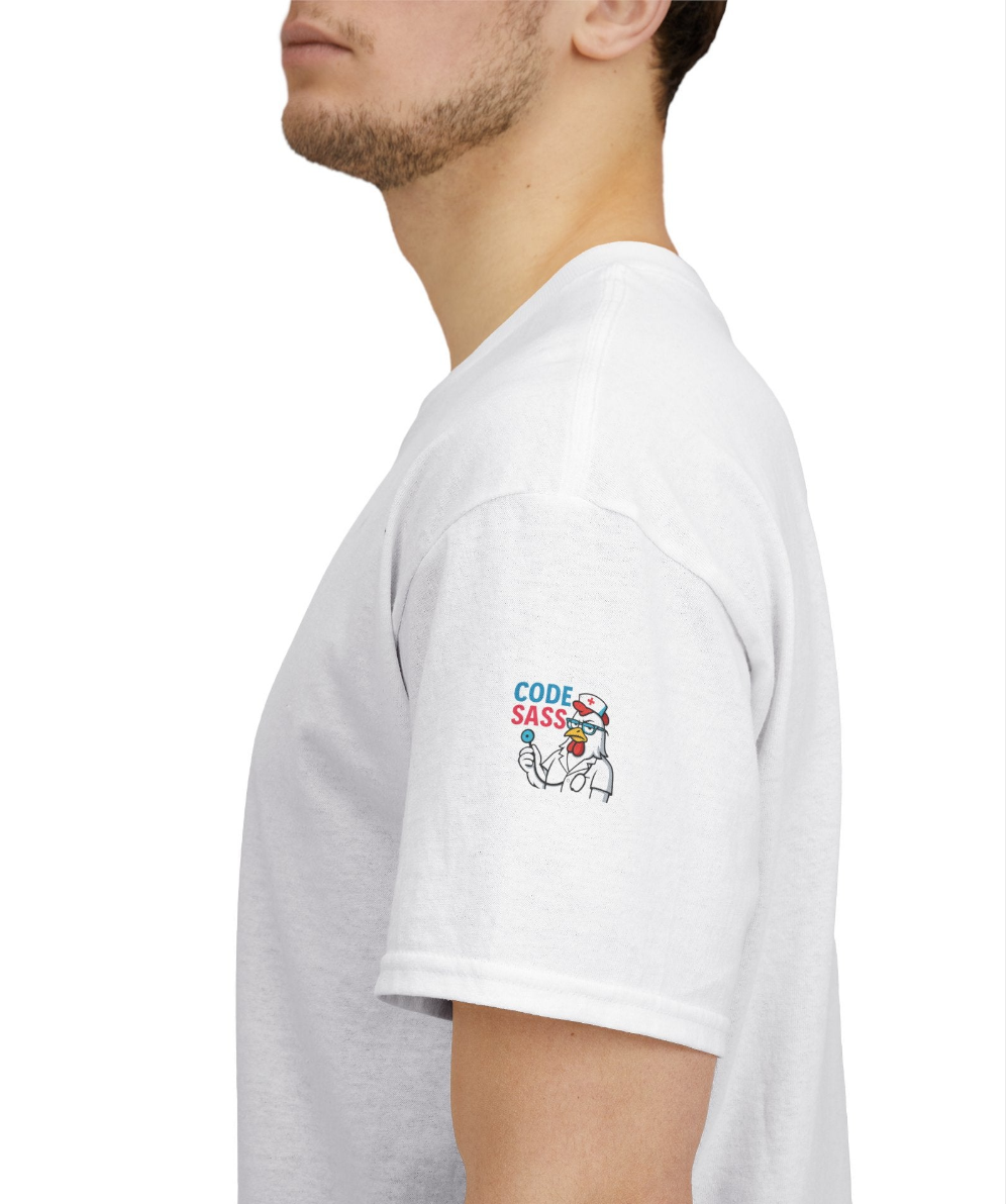 ChickenPop Apparel Code Sass Nurse's Logo Tee