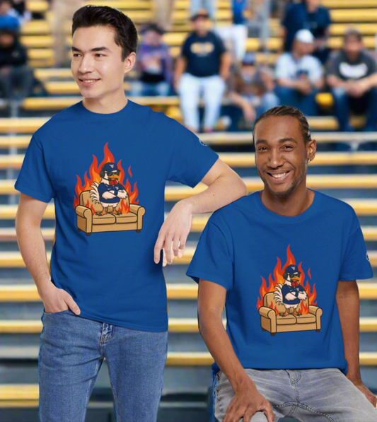 Big Rich Energy WV BURNIN' DOWN THE COUCH Graphic Tee 🔥Free Shipping🔥