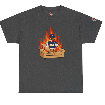 Big Rich Energy WV BURNIN' DOWN THE COUCH Graphic Tee 🔥Free Shipping🔥