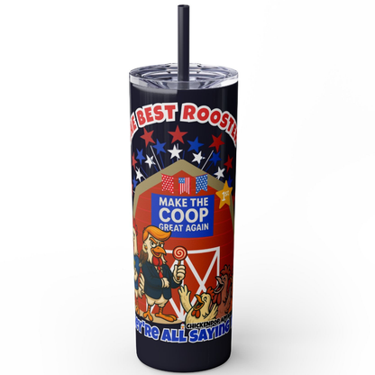 The Best Rooster Cock-a-Doodle Don 20 oz. Tumbler with straw Gifts, Summer Vibes, Party Essentials