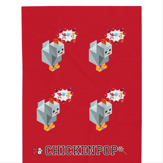 Roblox Chick Velveteen Plush Blanket Red