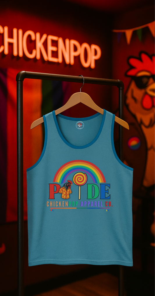 PRIDE Coop Daddy and Lolli Unisex Tank – Sleeveless, Shameless, & Full of Pride