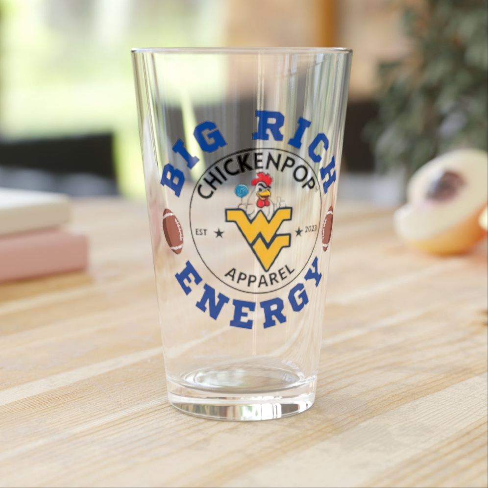Big Rich Energy Pint Beer Glass– How Real 'Eers Drink Their Beers!