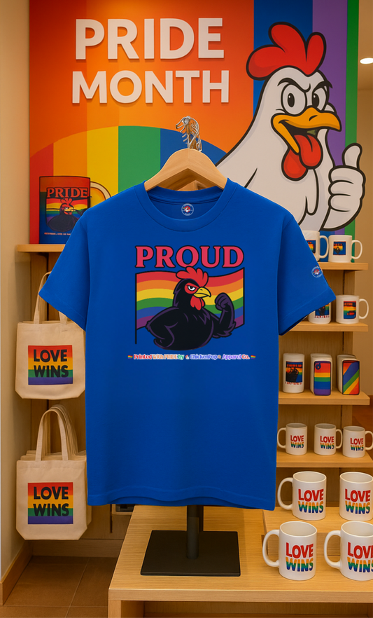 Proud Unisex Tee – Strut Boldly, Love Loudly
