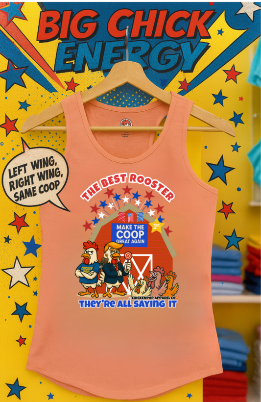 The Best Rooster Racerback Tank They're ALL Saying It