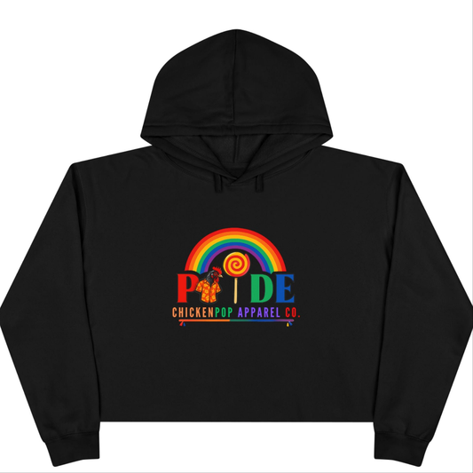 Prime Month Crop Hoodie  - Pride Month Collection
