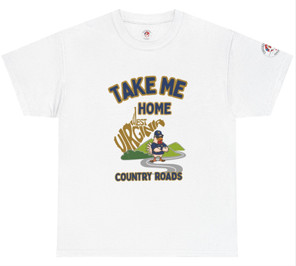 Take Me Home Country Roads WV Coop Daddy Tee – Funny West Virginia Rooster Shirt