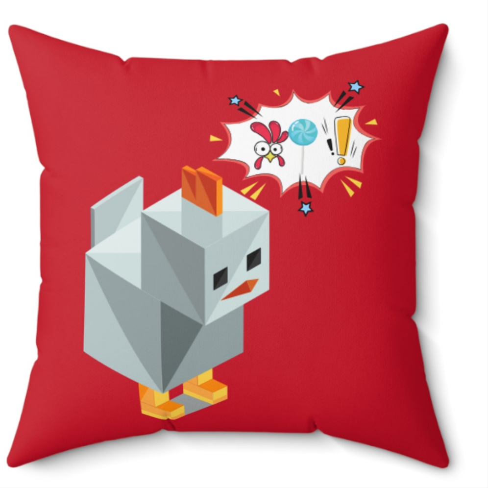 Roblox Chick Spun Polyester Square Pillow