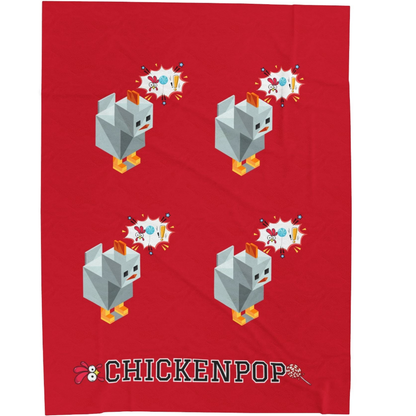 Roblox Chick Velveteen Plush Blanket Red