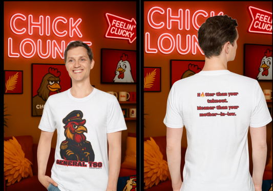 General Tso – The Spiciest Rooster in the Coop Unisex T-Shirt