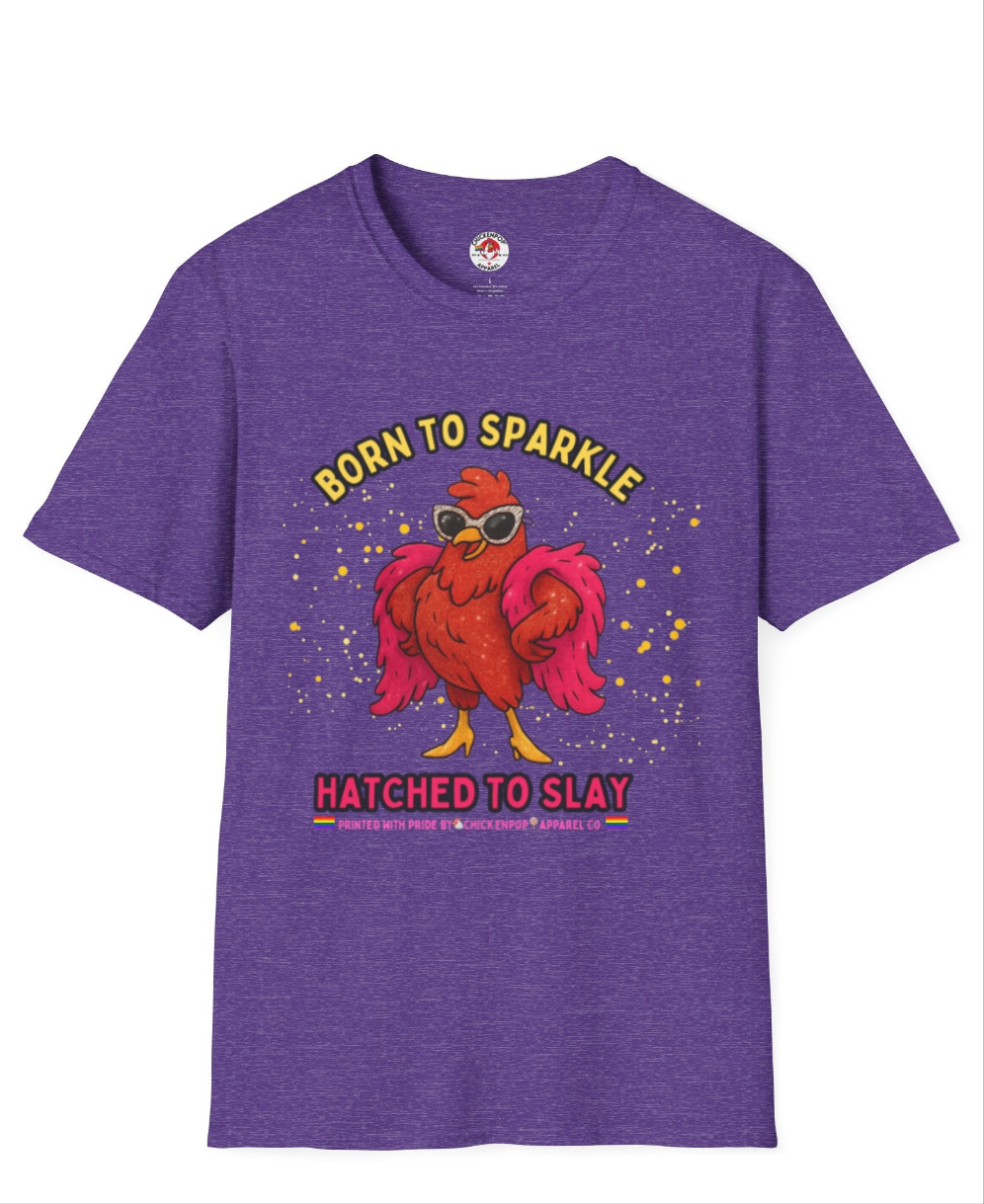 Born to Sparkle 💎 Unisex Tee – Shine Loud, Laugh Hard, Sparkle Always