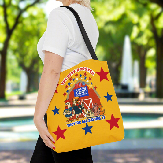 The Best Rooster Tote Bag - Fun & Colorful, Perfect for Gifts, Shopping, or Everyday Use - Great for Rooster Lovers
