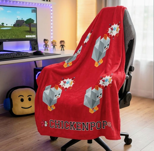 Roblox Chick Velveteen Plush Blanket Red