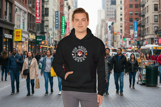 Big Chick Energy Logo Unisex Hoodie - ChickenPop Arm Logo Edition