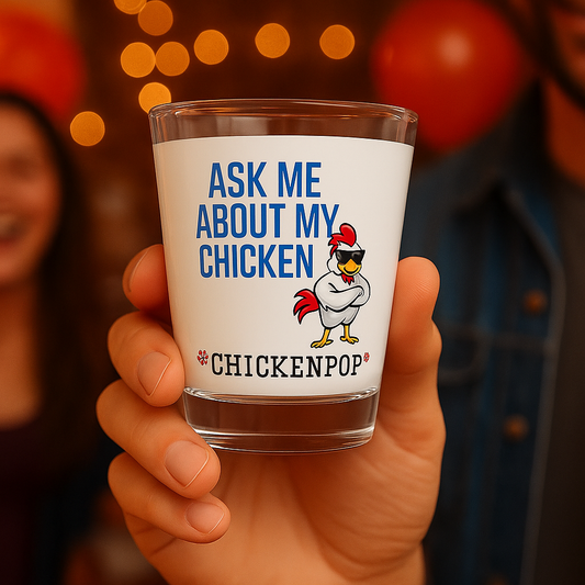Ask Me About My Chicken Shot Glass – The Only Icebreaker You’ll Ever Need