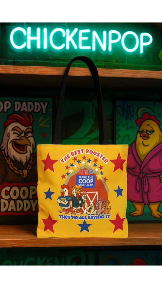 The Best Rooster Tote Bag - Fun & Colorful, Perfect for Gifts, Shopping, or Everyday Use - Great for Rooster Lovers