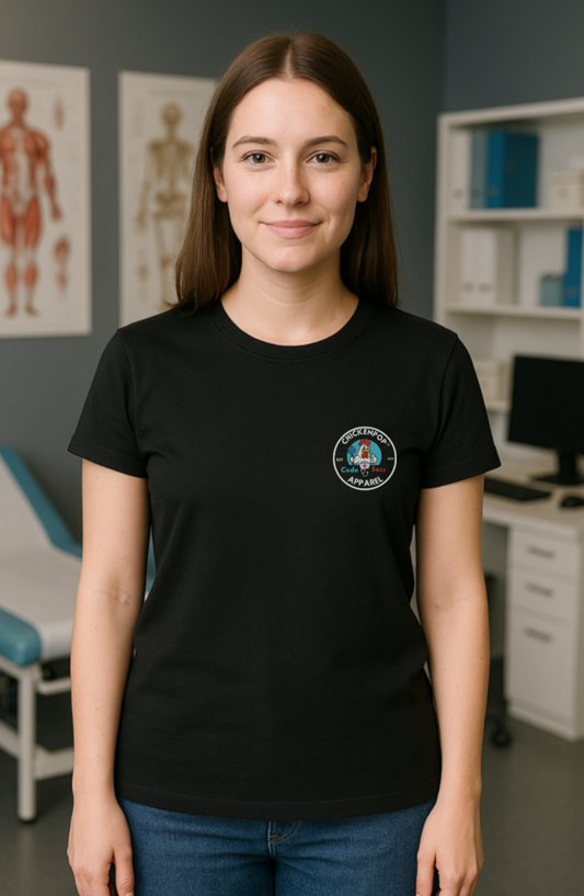 Nurses Are All Give And Take Back Front/Back Logo Tee