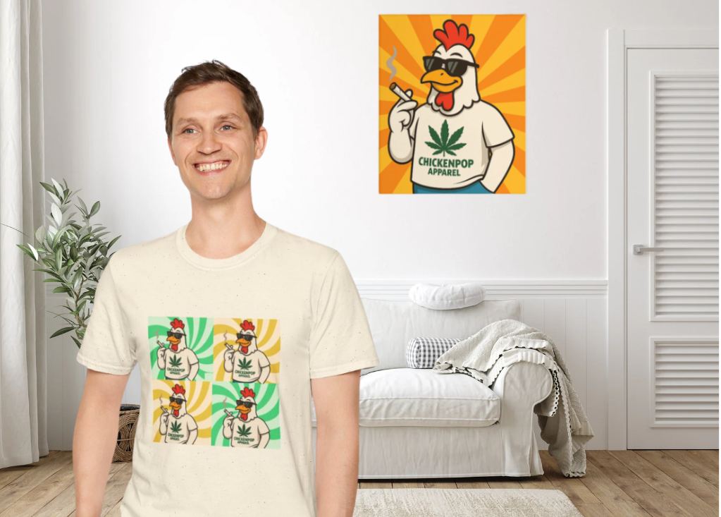 🌿Coop Daddy 420 Warhol Edition - High-Impact Tee