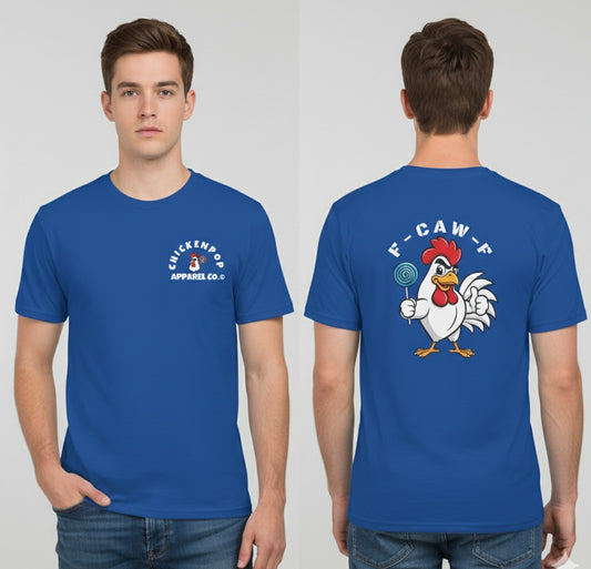 F-CAW-F Coop Daddy Graphic Tee | Bold ChickenPop Apparel Shirt - Chickenpop Apparel Company