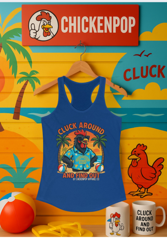 Cluck Around and Find Out – Women's Racerback Tank