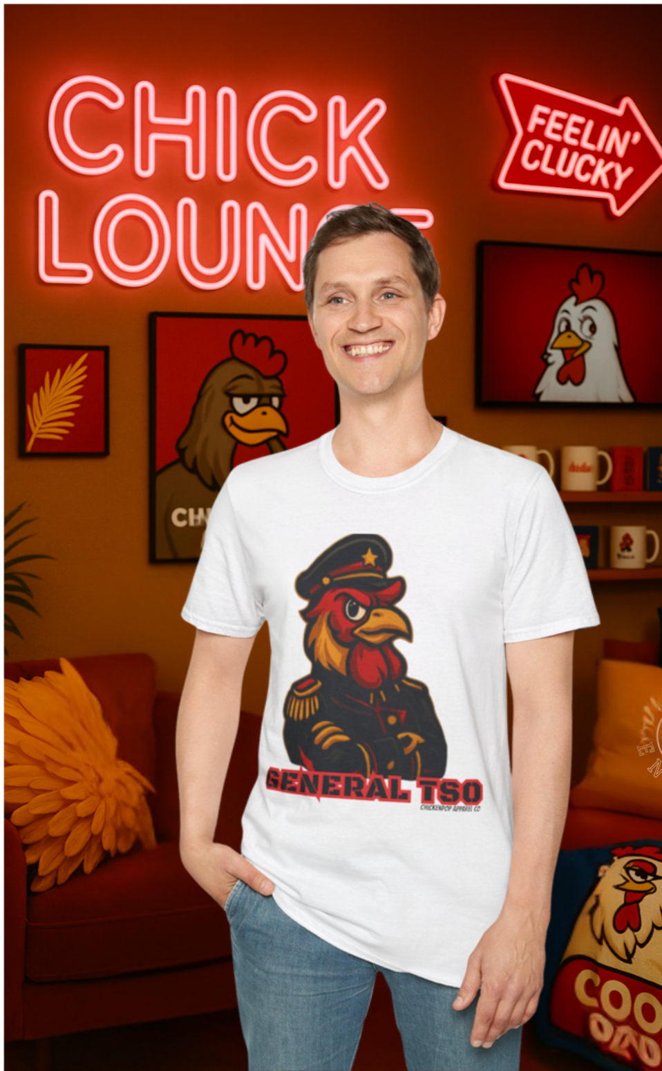 General Tso – The Spiciest Rooster in the Coop Unisex T-Shirt