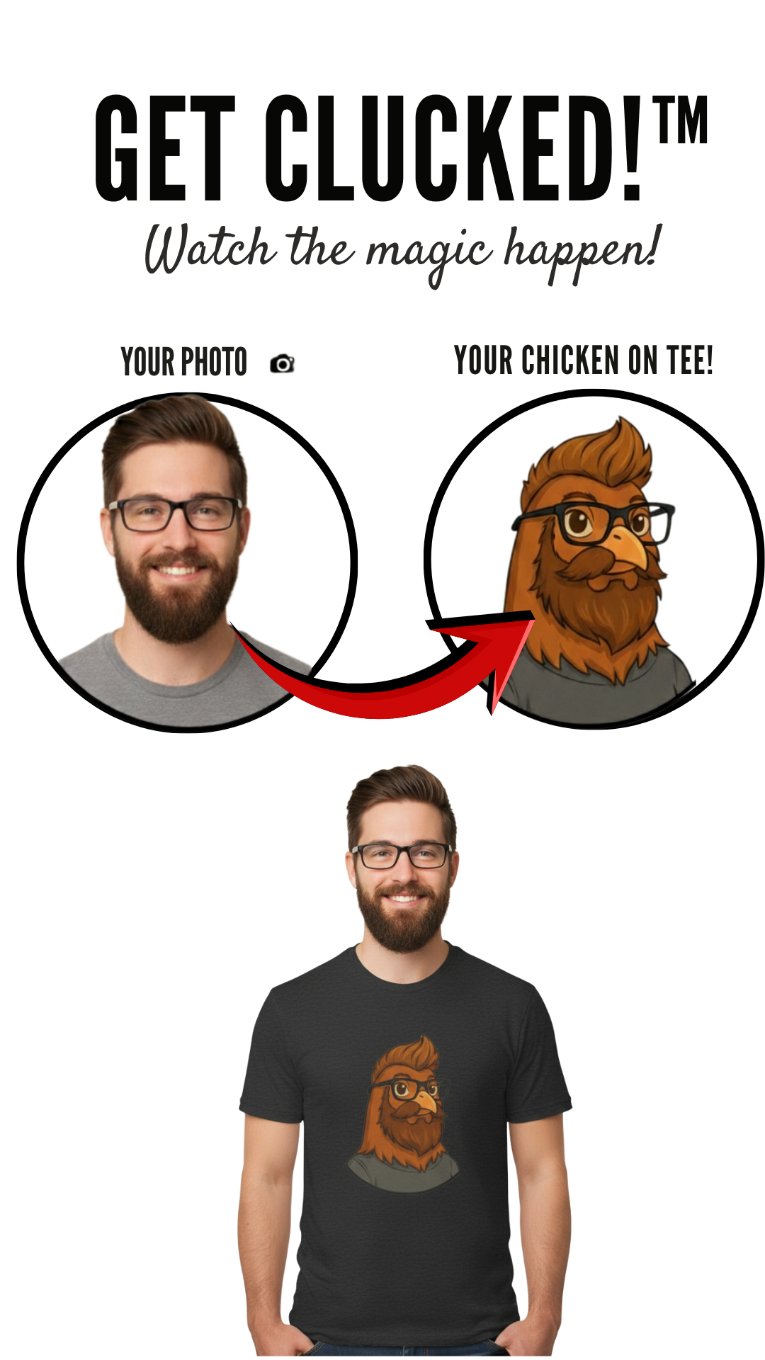 REQUIRED: Custom Cluckified™ Art Illustration Fee (1 Subject)