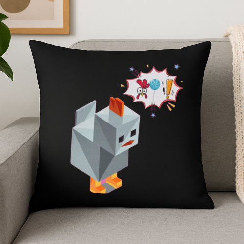 Roblox Chick Spun Polyester Square Pillow