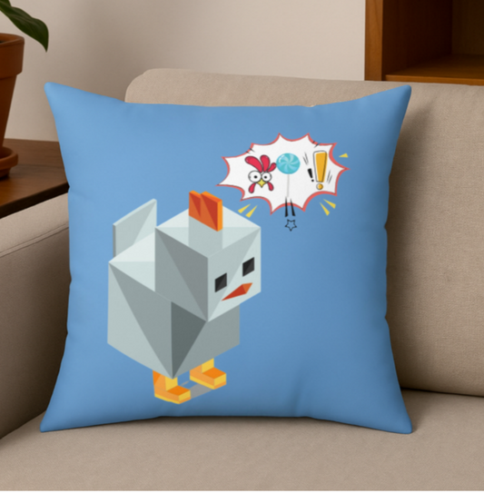 Roblox Chick Spun Polyester Square Pillow