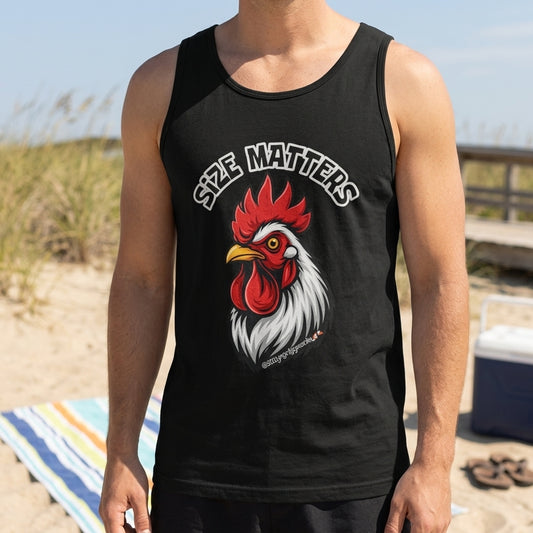 🤏SIZE MATTERS - The Cheeky Unisex ChickenPop Tank