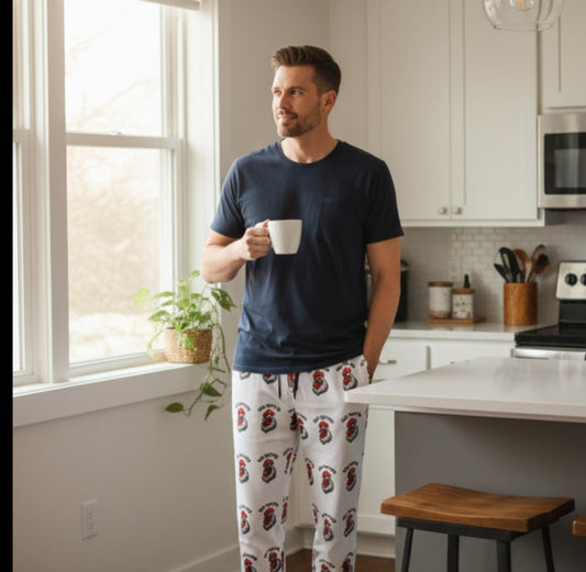 Size Matters Unisex Pajama Pants - Lightweight Brushed Polyester Lounge Trousers