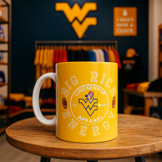 Big Rich Energy Mug | WV-Inspired | Fuel Your Hustle - Gold