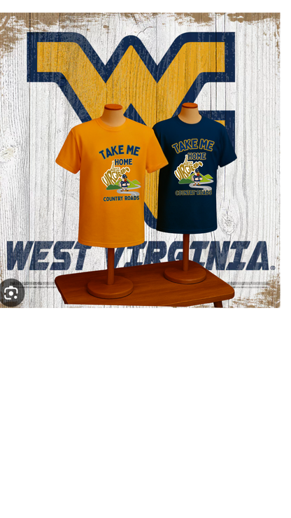Take Me Home Country Roads WV Coop Daddy Tee – Funny West Virginia Rooster Shirt